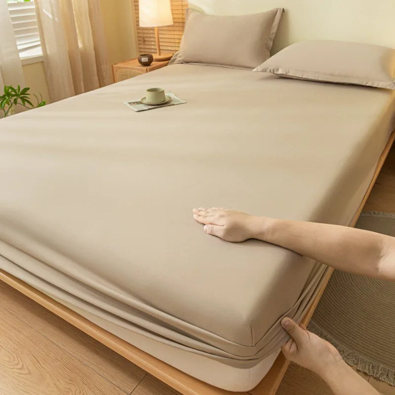 Afralia™ Winter Fitted Sheet: Soft & Cozy Full Bed Cover Set, 150/160/180x200cm