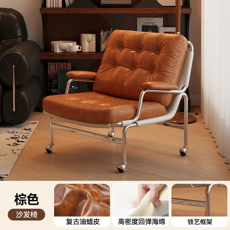 Afralia™ Nordic Light Luxury Sofa Chairs - Elegant Single Sofa for Home Living Room