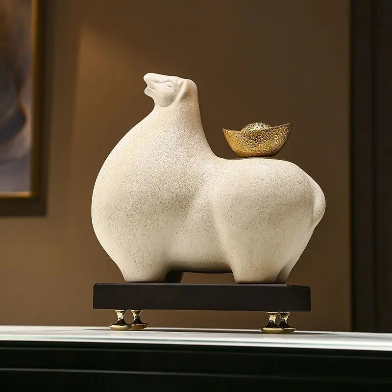 Afralia™ Horse Sculpture Figurine for Home Decor & Tabletop Ornament
