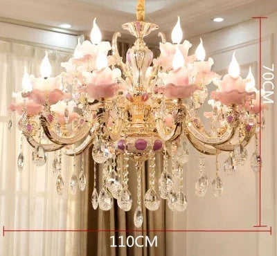 Afralia™ Crystal Chandelier: Modern European Living Room Lighting for a Stylish Ambiance