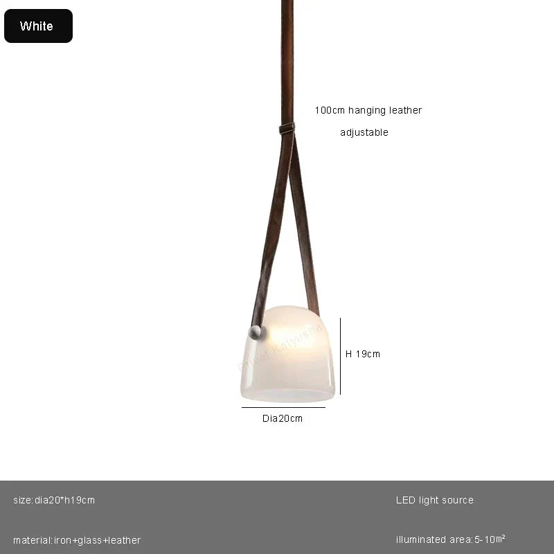 Afralia™ Luxury LED Crystal & Leather Chandelier for Living Room