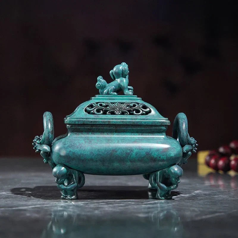 Afralia™ Aromatherapy Brass Incense Stove for Home and Office Decoration