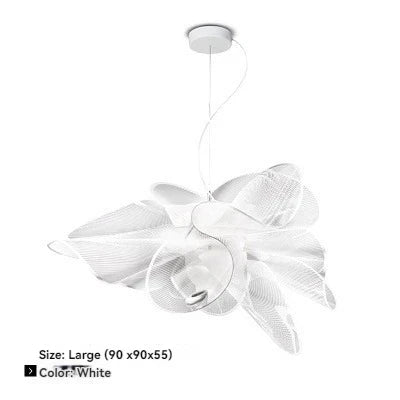 Afralia™ White LED Crystal Chandelier for Dining & Living Room Luxury Ceiling Hanging Lamp