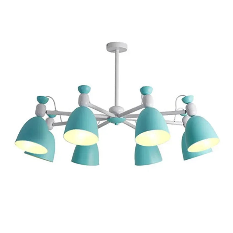 Afralia™ Macarone Wood Chandelier Pendant Lights for Modern Living Room & Bedroom Lighting