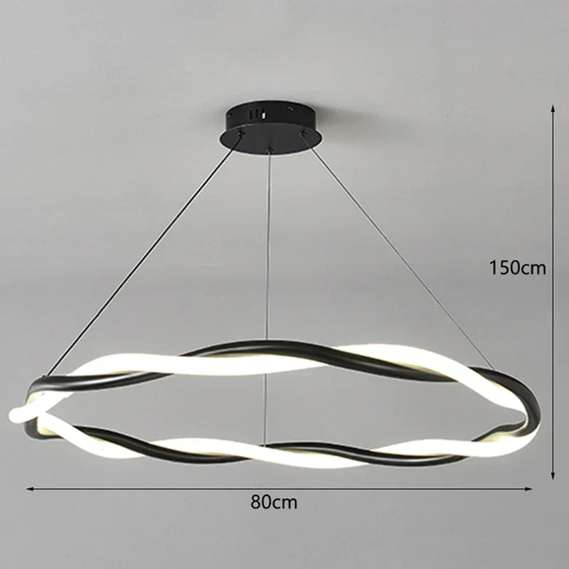 Afralia™ Nordic Chandelier Pendant Light Fixture for Dining Room Ceiling Decor