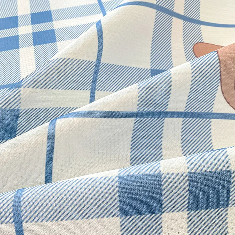 Afralia™ Summer Cartoon Printed Silky Bed Mat Set - Soft Skin-Friendly Cushion Mattresses