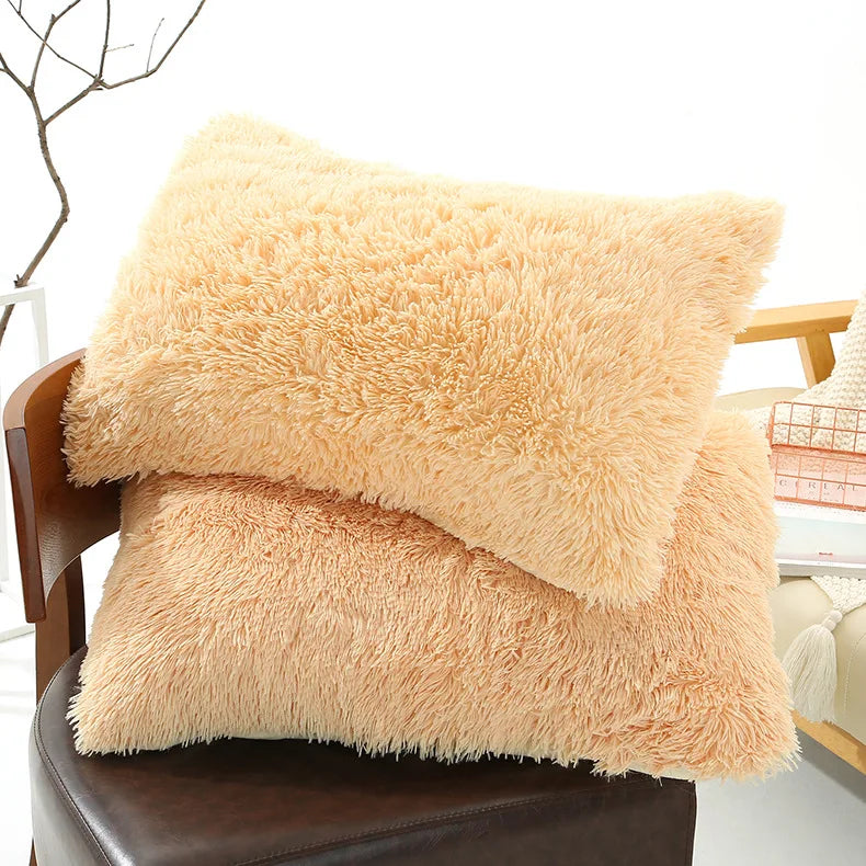 Afralia™ Plush Velvet Pillowcase – Ultra Soft Envelope Style Cover for Bedroom