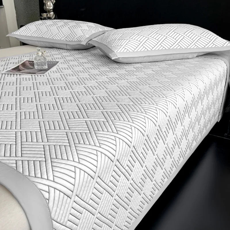 Afralia™ Cooling Ice Bean Mesh Embroidered Maternal Child Grade Soft Mattress
