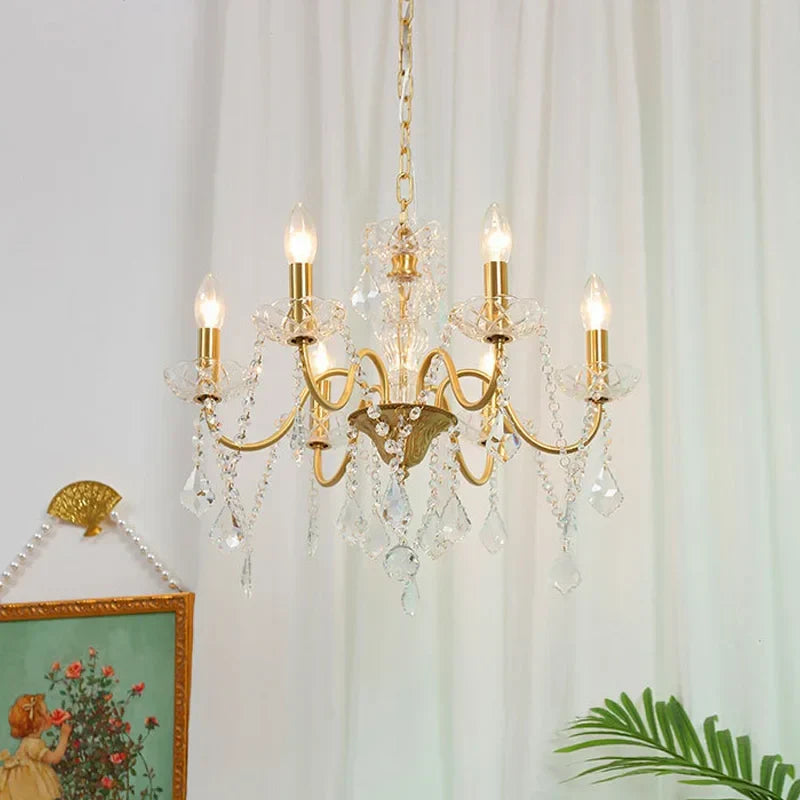 Afralia™ Crystal Ceiling Chandelier: Luxury Modern Living Room Decor Hanging Light