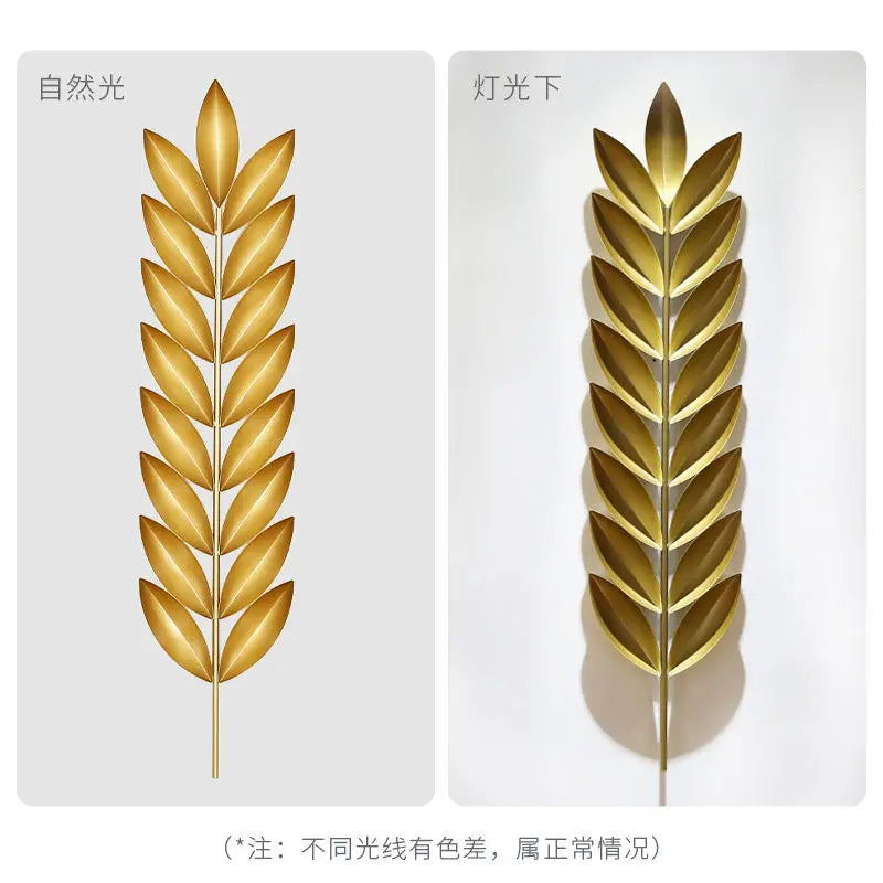 Afralia™ Light Luxury Iron Wall Decoration for Living Room Entrance
