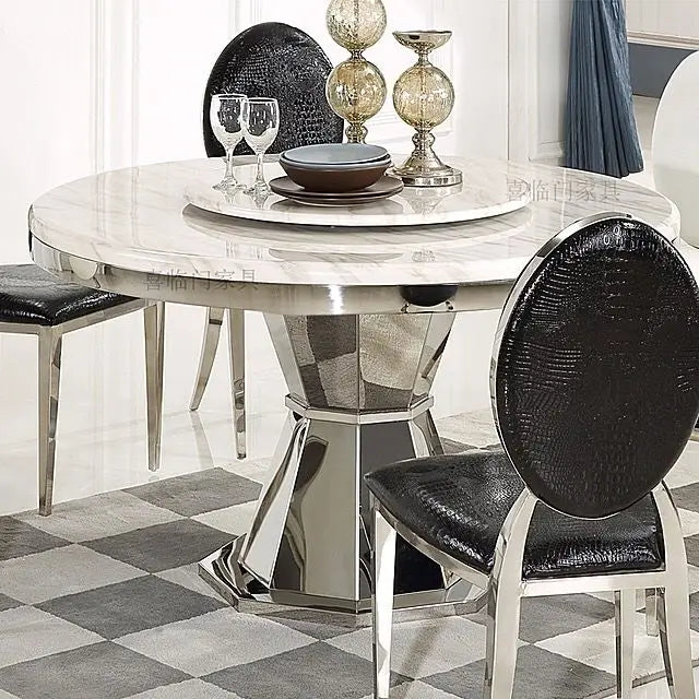 Afralia™ Stainless Steel Dining Chairs: Modern, Simple, and Luxurious for Home or Restaurant