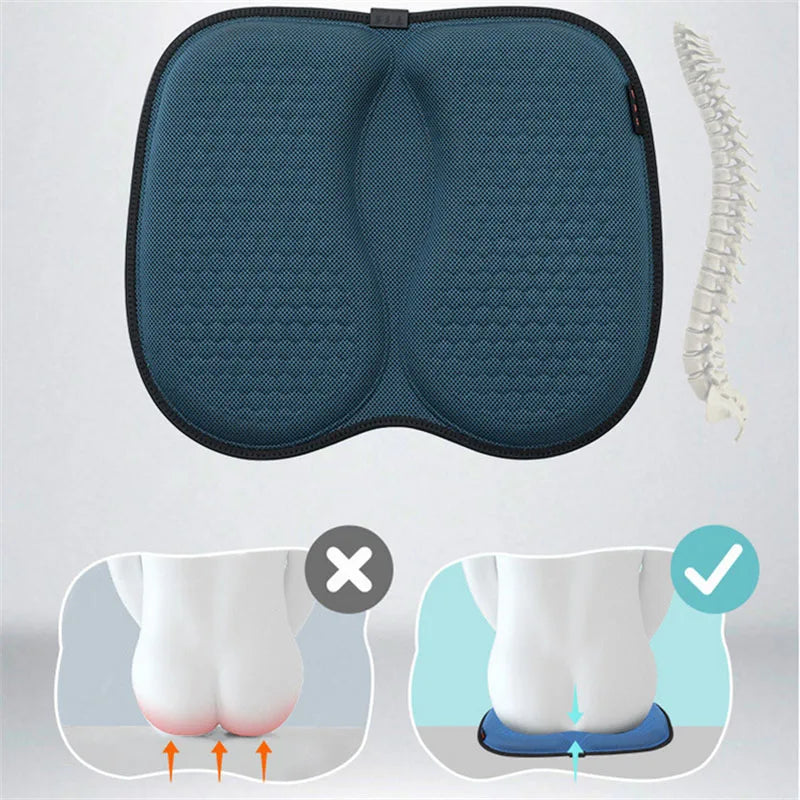 Afralia™ 3D Honeycomb Silica Gel Seat Cushion for Cool, Comfortable Sitting