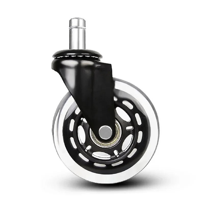 Afralia™ 3 Inch Rotatable Heavy Duty Soft Safety Office Chair Caster Roller