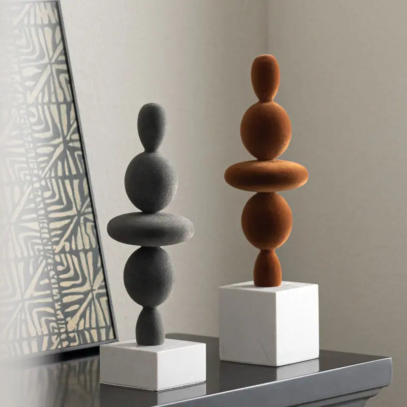 Afralia™ Timeless Desktop Ornaments & Fashionable TV Cabinets for Stylish Study Decor