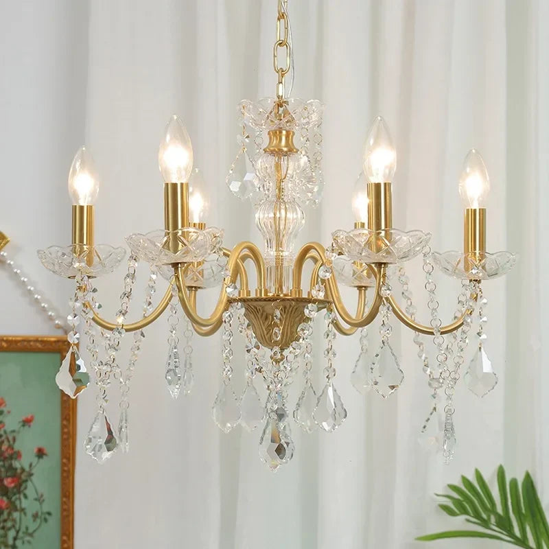 Afralia™ Crystal Ceiling Chandelier: Luxury Modern Living Room Decor Hanging Light
