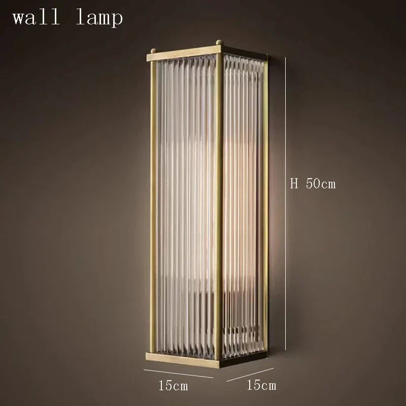 Afralia™ Nordic Luxury Brass Chandelier with Glass Shade