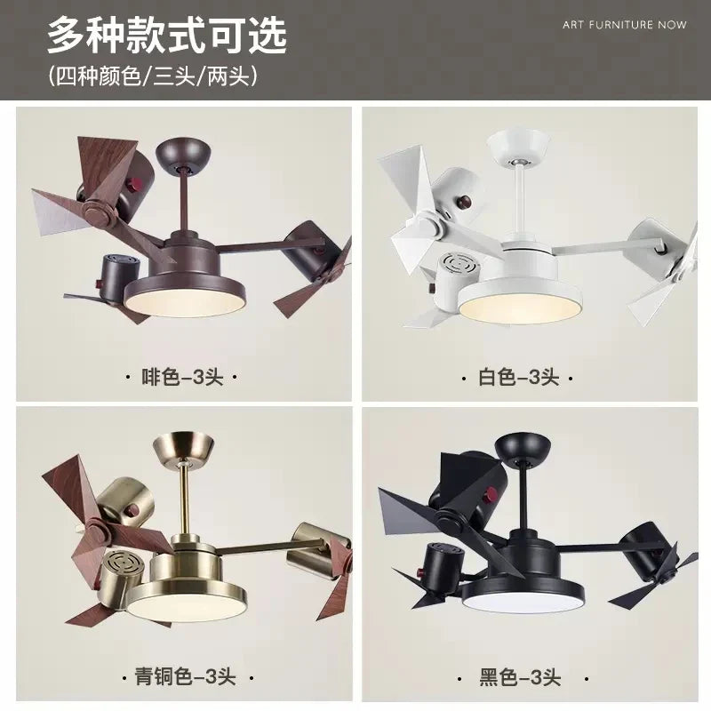 Afralia™ Ceiling Fan with Invisible Blades for Living Room, Bedroom, and Restaurant