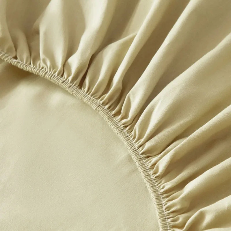 Afralia™ Soft Cotton Anti-Slip Fitted Sheet: European Skin-Friendly Mattress Protector