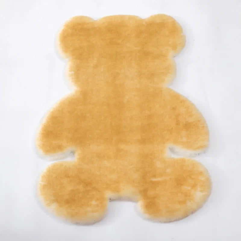 Afralia™ Soft Faux Rabbit Fur Floor Mat | Cozy Carpet for Sofa, Bedroom, Bedside