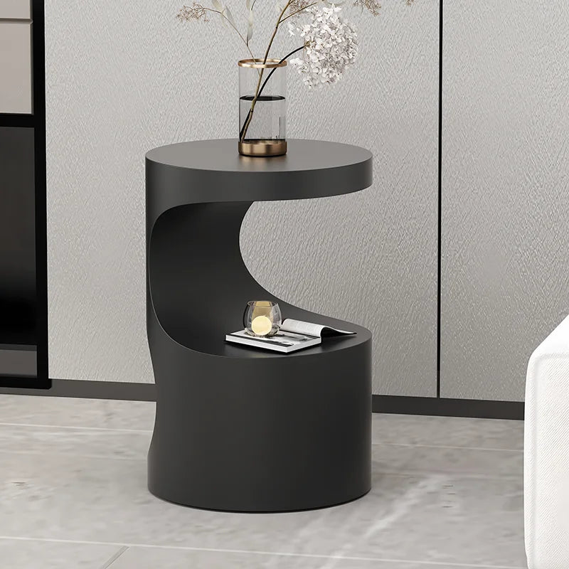 Afralia™ Modern Light Luxury Sofa Side Table High Quality Unique Design