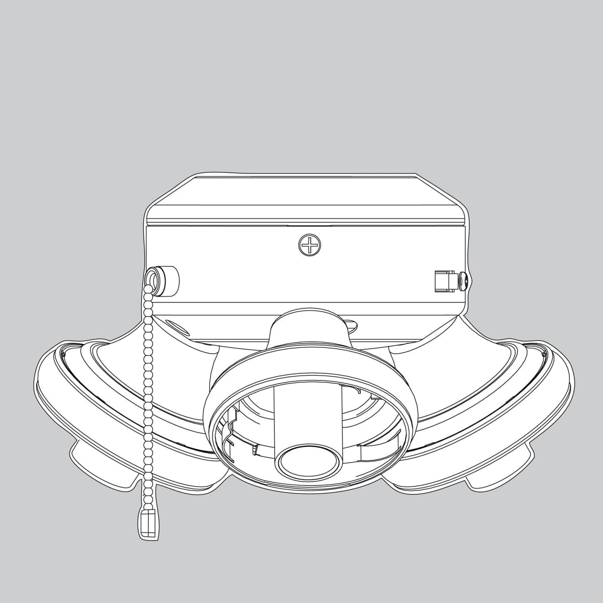 Switch Housing-Empty-Snow White - K037501203