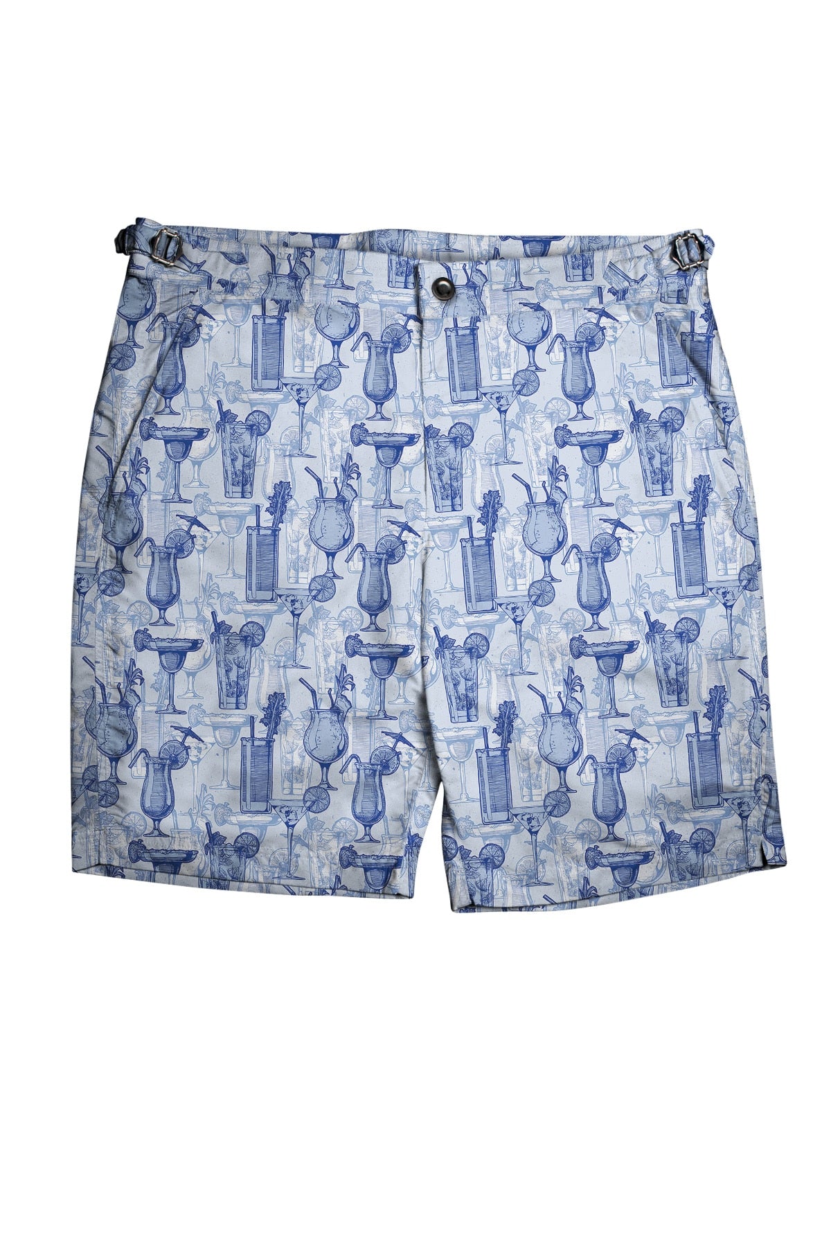 (product) Cocktail Hour Swim Shorts, full view - custom suits nyc bespoke tailor midtown, noho