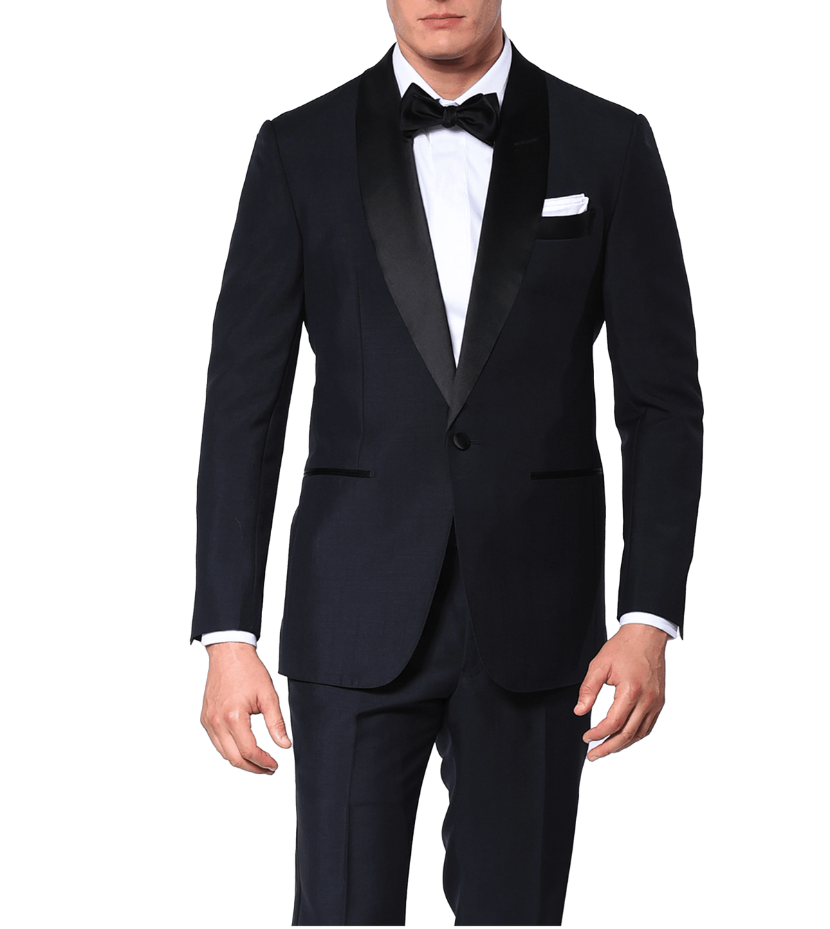 (product) Midnight Mohair Classic Bespoke Tuxedo - custom suits nyc bespoke tailor midtown, noho