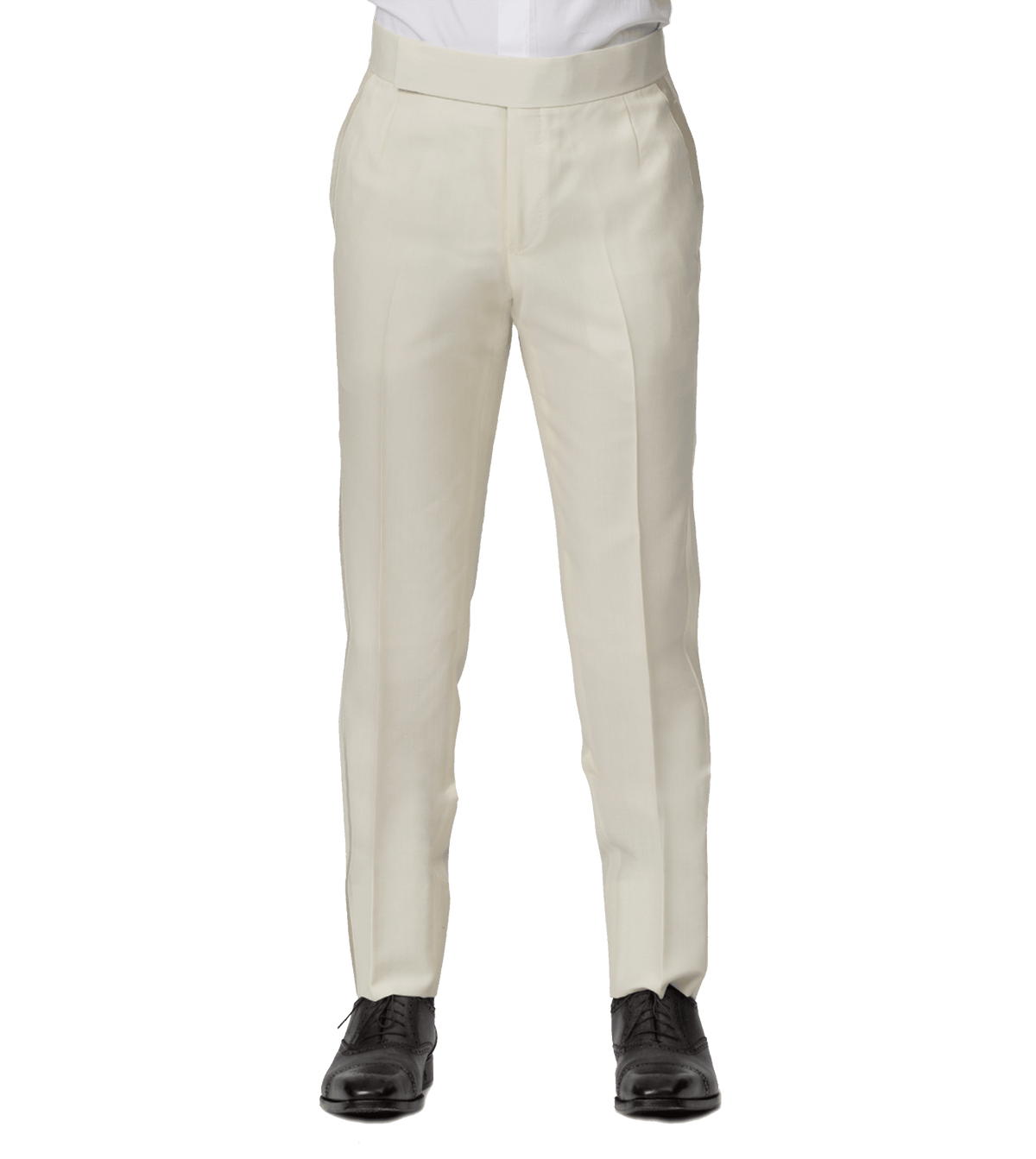Cream Bespoke Formal Trouser - custom suits nyc bespoke tailor midtown, noho