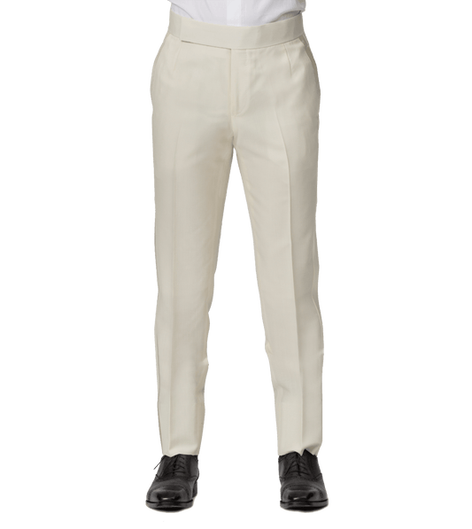 Cream Bespoke Formal Trouser - custom suits nyc bespoke tailor midtown, noho