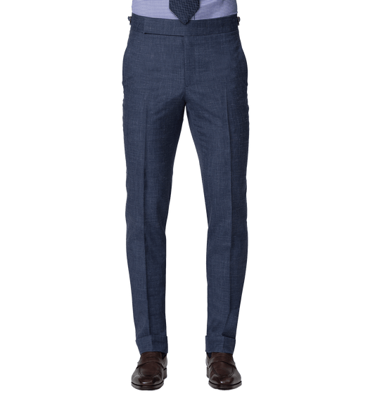 Denim Chambray Bespoke Trousers - custom suits nyc bespoke tailor midtown, noho