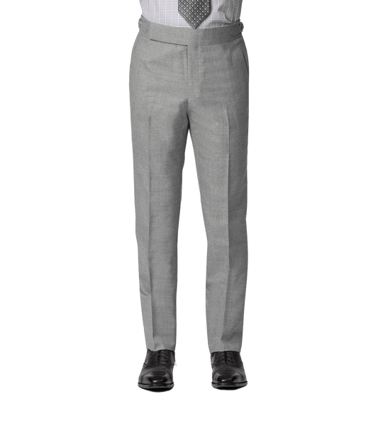 Light Grey Sharkskin Bespoke Trousers - custom suits nyc bespoke tailor midtown, noho