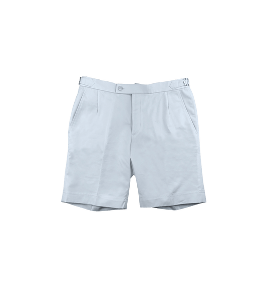 (product) Light Blue Cotton Shorts - custom suits nyc bespoke tailor midtown, noho