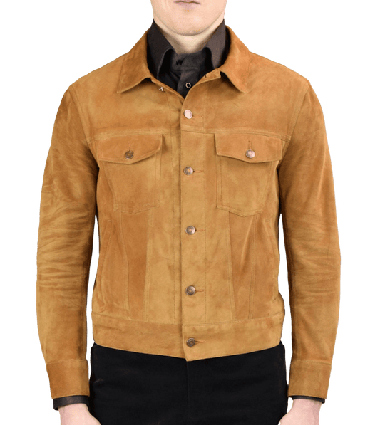 Bespoke Suede Trucker Jacket - custom suits nyc bespoke tailor midtown, noho
