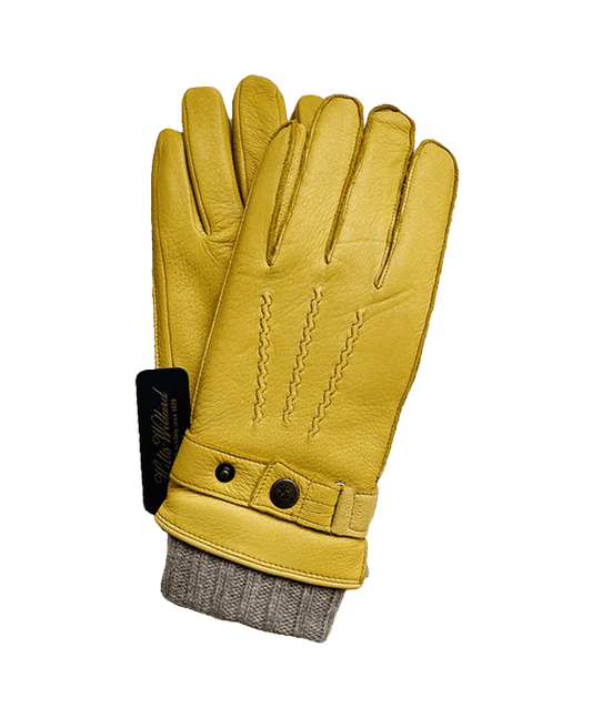 "3 in 1" Saddle Deerskin & Wool Gloves - custom suits nyc bespoke tailor midtown, noho