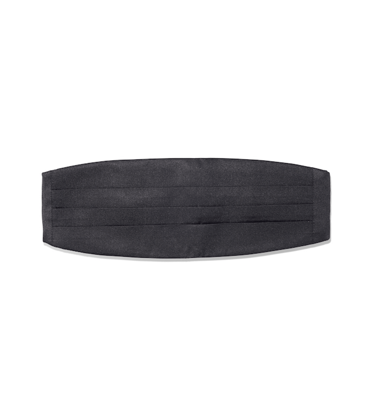 (product) Black Silk Grosgrain Cummerbund - custom suits nyc bespoke tailor midtown, noho