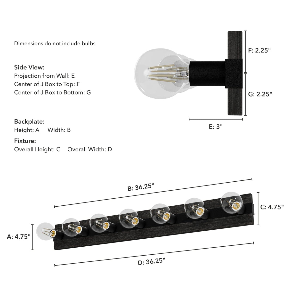 Donelson 7 Light Vanity