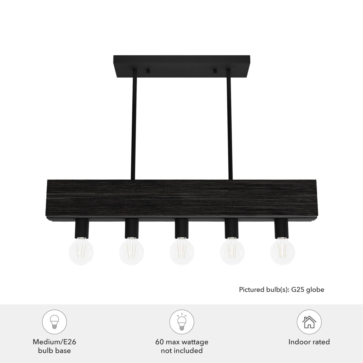 Donelson 5 Light Linear Chandelier
