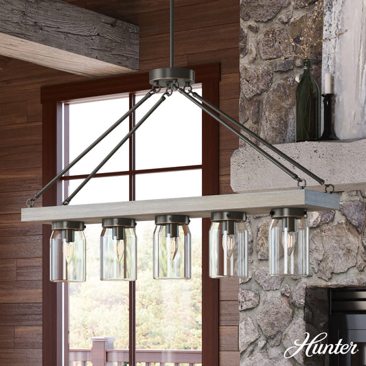 Devon Park 5 Light Linear Chandelier