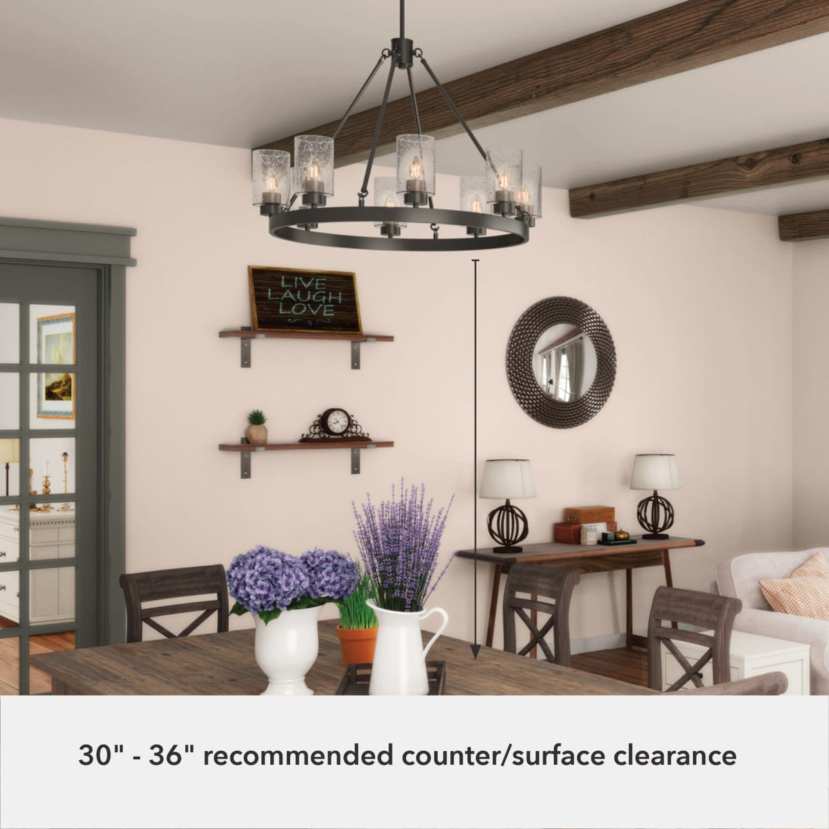 Hartland 8 Light Chandelier