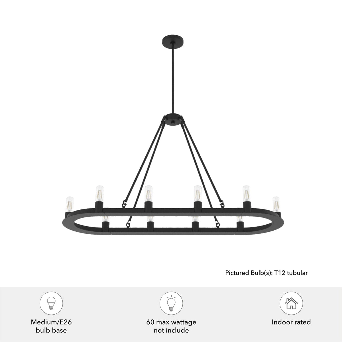 Saddlewood 10 Light Chandelier