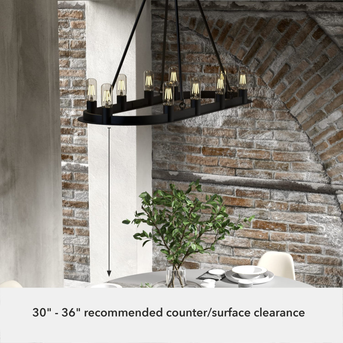 Saddlewood 10 Light Chandelier