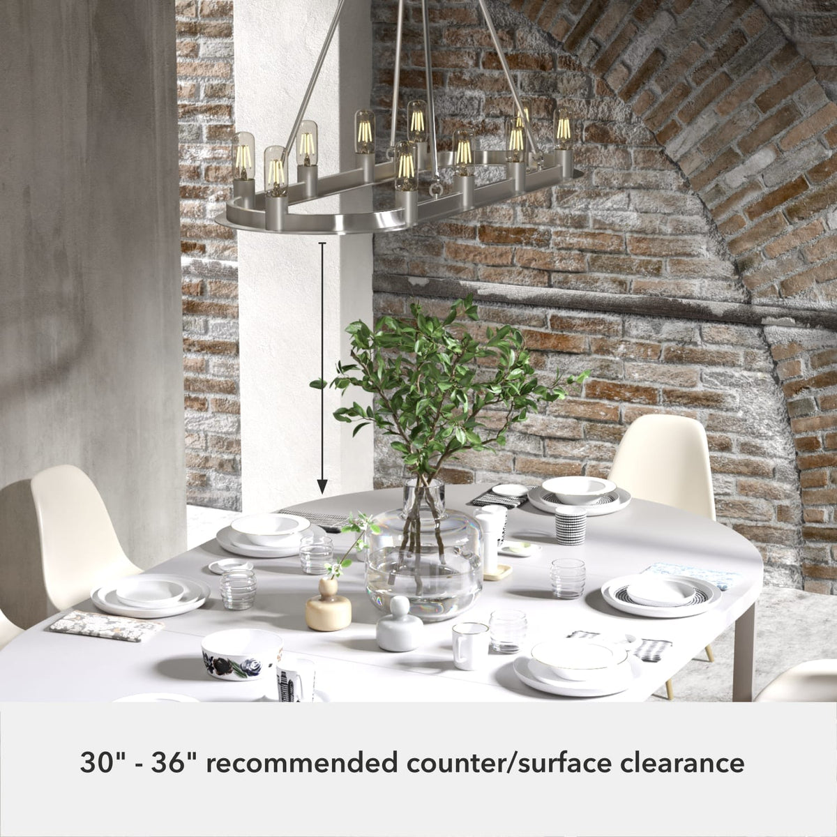Saddlewood 10 Light Linear Chandelier