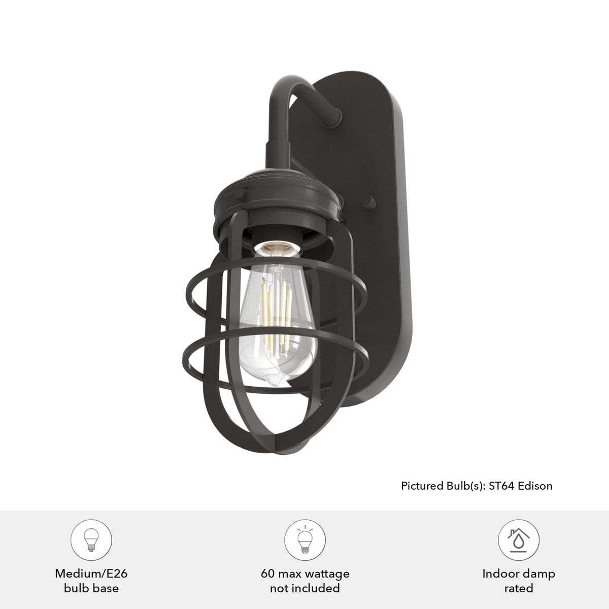 Starklake 1 Light Wall Sconce