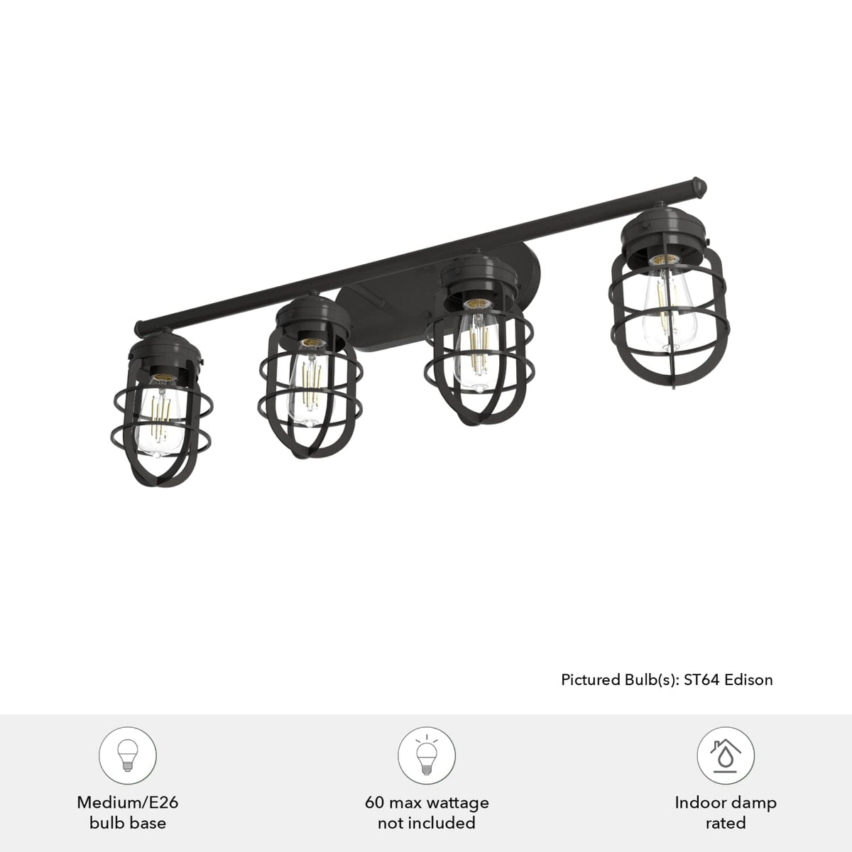 Starklake 4 Light Vanity