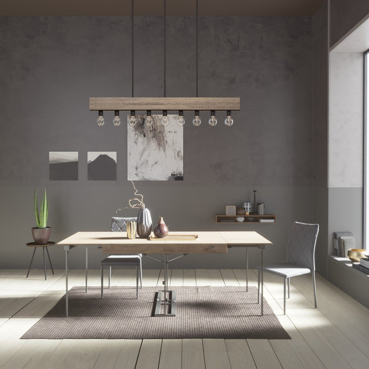 Donelson 9 Light Linear Chandelier