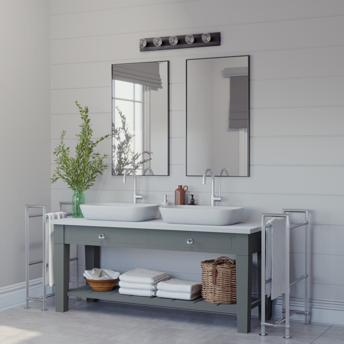 Donelson 5 Light Vanity