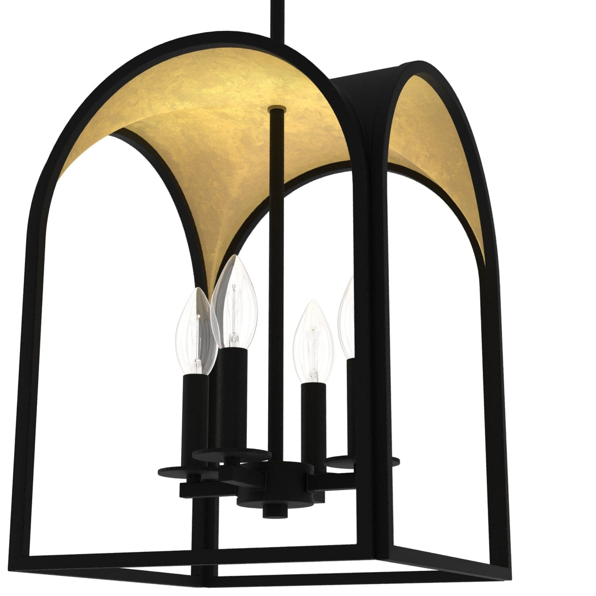 Dukestown 4 Light Lantern Pendant 12 inch