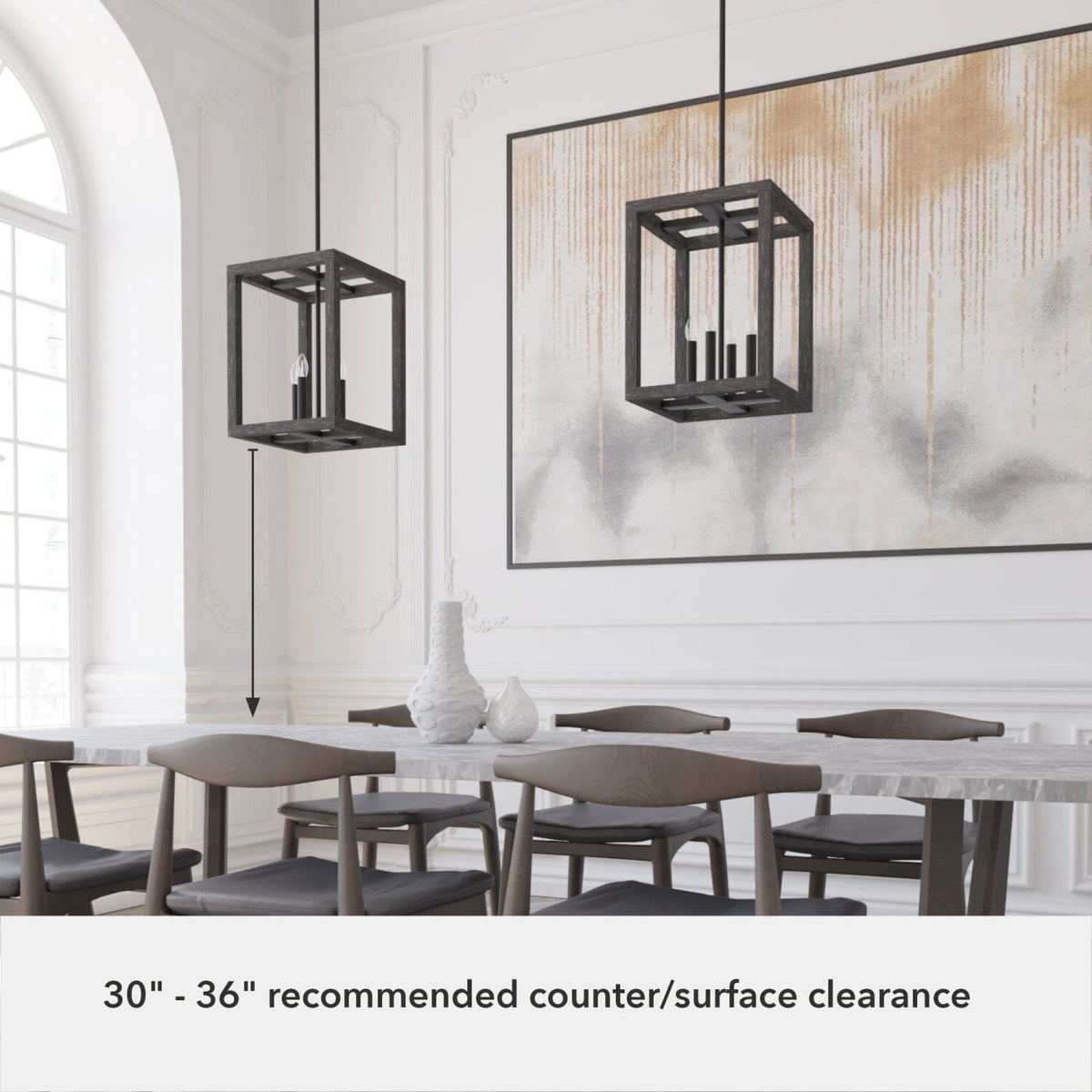 Squire Manor 4 Light Pendant 12 inch