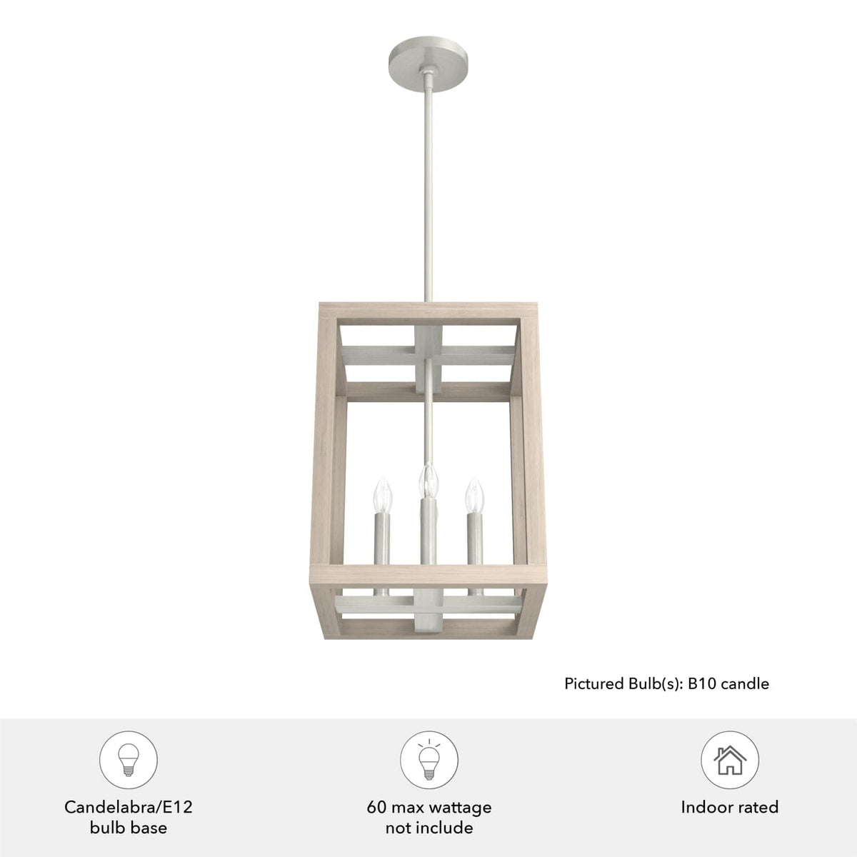 Squire Manor 4 Light Pendant 12 inch