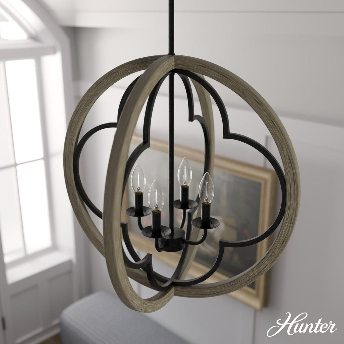 Gablecrest 4 Light Pendant 24 inch
